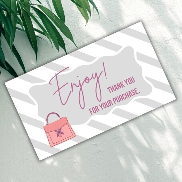 Thank You Cards: 50 Count / 5 Designs - Picture 2 of 7